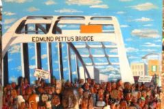 Edmund Pettus Bridge by Folk Artist Ron Collins