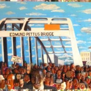 Edmund Pettus Bridge by Folk Artist Ron Collins