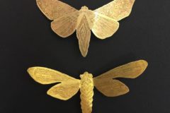 Jen-Lam-Parmer_Moth-Barrette_Dragonfly-Brooch Jen-Lam-Parmer_Moth-Barrette_Dragonfly-Brooch