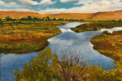 San Juan River, Nothern New Mexico, 30x40 oil on canvas. By Rick Castro San Juan River, Nothern New Mexico, 30x40 oil on canvas. By Rick Castro